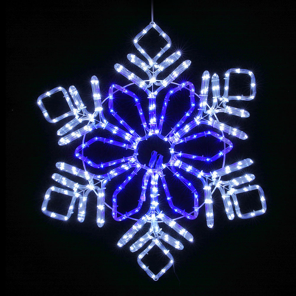 0.82M Christmas Lights 304 LED Snow Motif Light Decorations Jingle Jollys-0