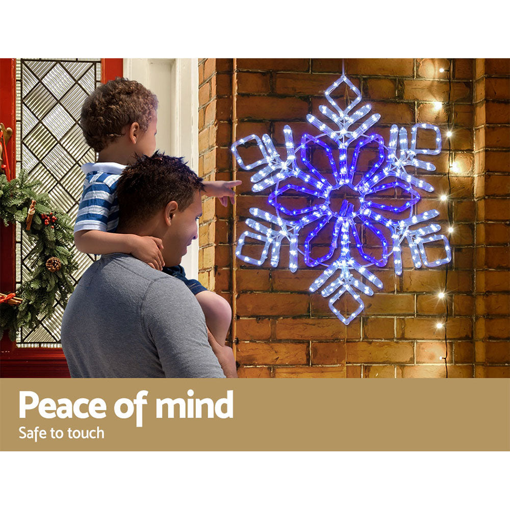 0.82M Christmas Lights 304 LED Snow Motif Light Decorations Jingle Jollys-4