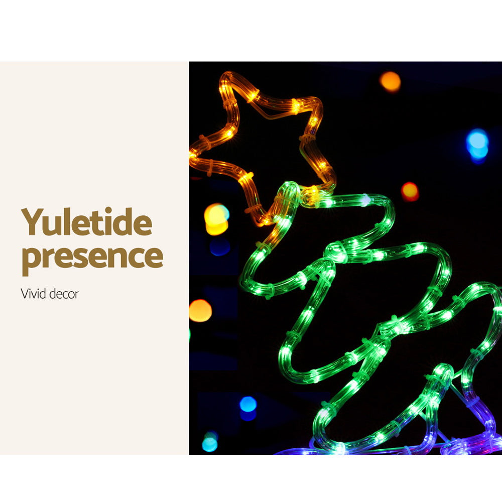 2.1M Christmas Lights 631 LED Train Motif Light Decorations Jingle Jollys-4