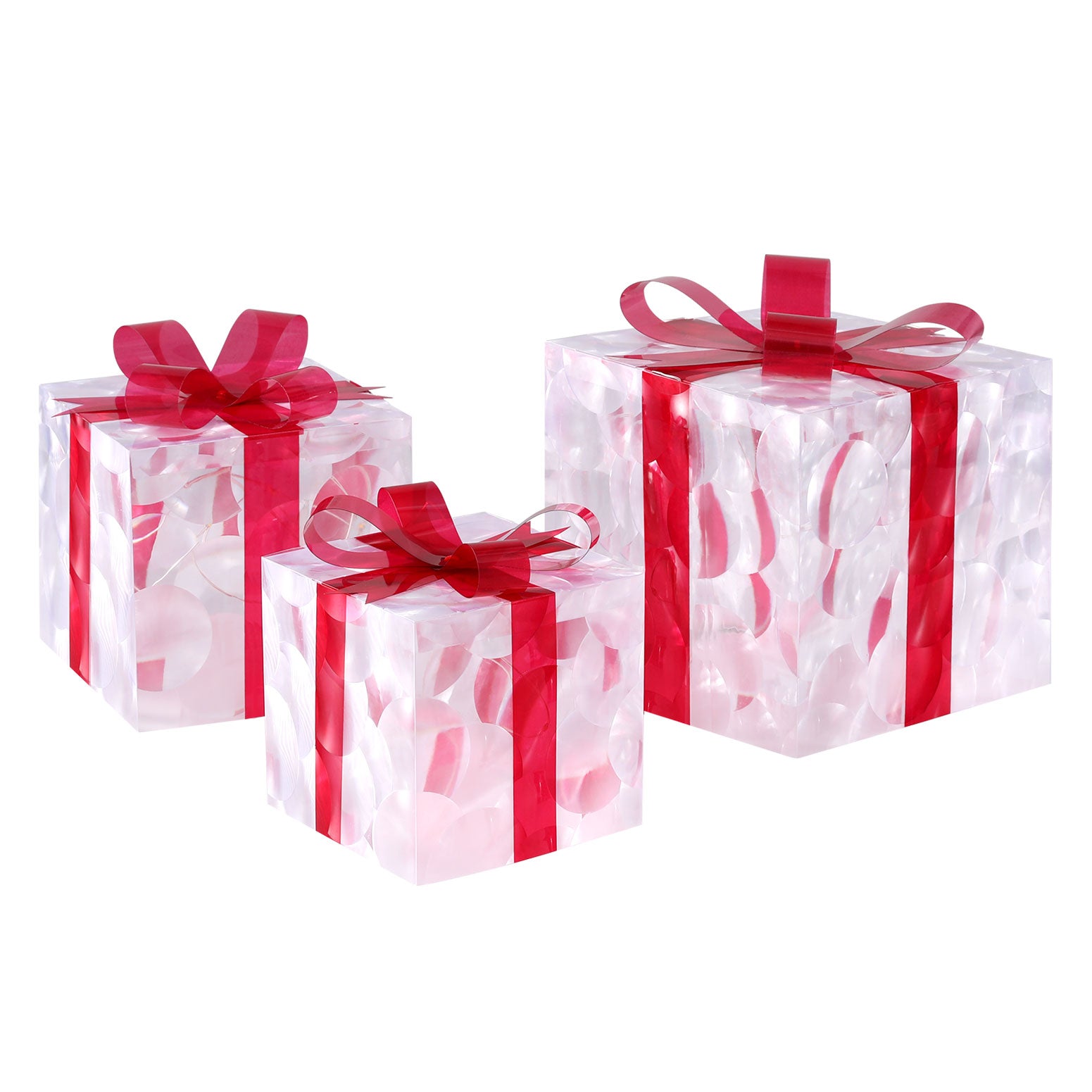 3 PCS Christmas Lights 70 LED Fairy Light Gift Box Jingle Jollys-2