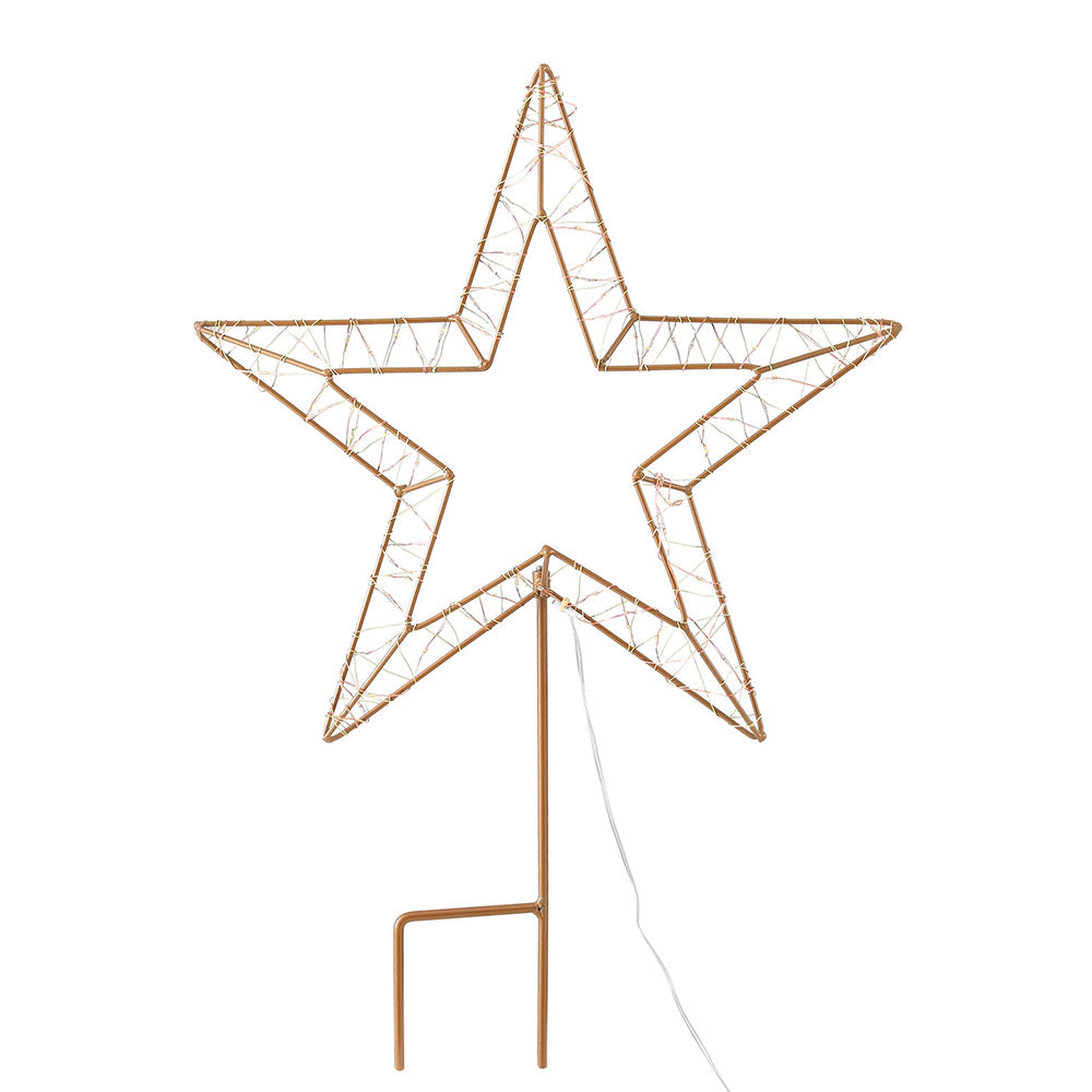 100 LED Christmas Lights Fairy Light Ground Star Garden Decoration Jingle Jollys-2