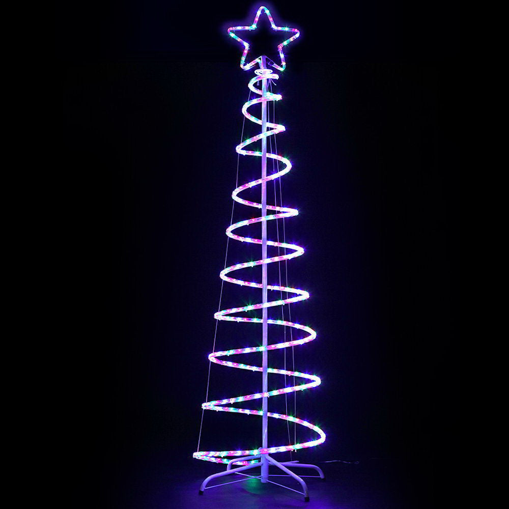 1.88M Christmas Lights Tree 288 LED Decorations Jingle Jollys-0