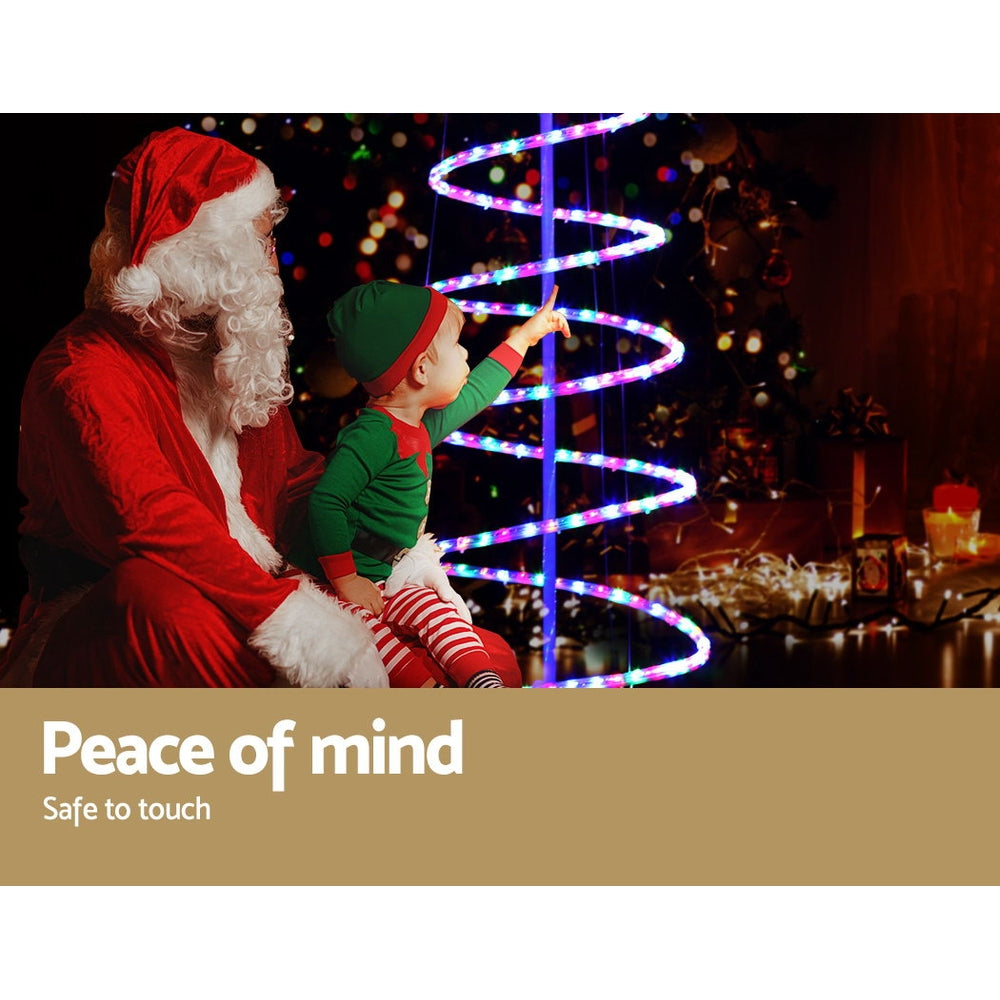 1.88M Christmas Lights Tree 288 LED Decorations Jingle Jollys-5