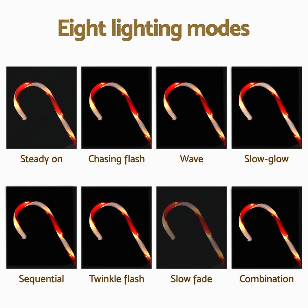 42 LED 6 PCS Christmas Lights Path Ground Light Garden Decorations Jingle Jollys-5