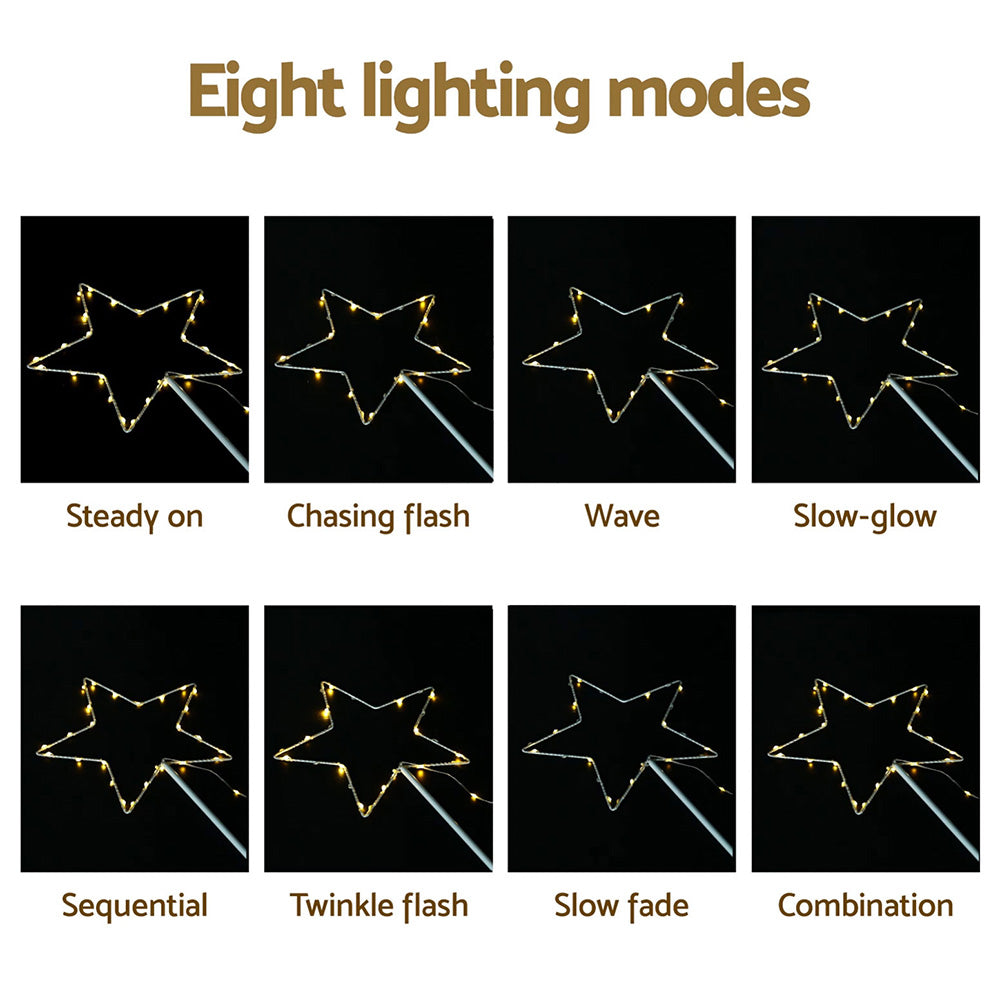 Jingle Jollys 4 PCS Christmas Lights Path Ground Light Garden Decorations 144 LED-5