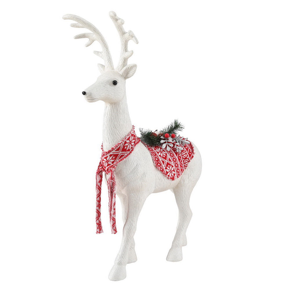 Jingle Jollys Christmas Reindeer 80cm Glitter Deer Ornaments Party Decorations-0