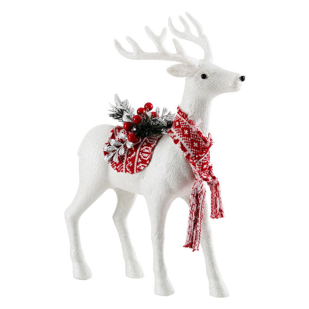 Jingle Jollys Christmas Reindeer 45cm Glitter Deer Ornaments Party Decorations-2