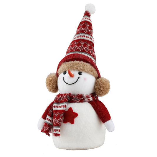 Jingle Jollys Christmas Snowman Handicraft Ornaments Party Decorations 35cm-0