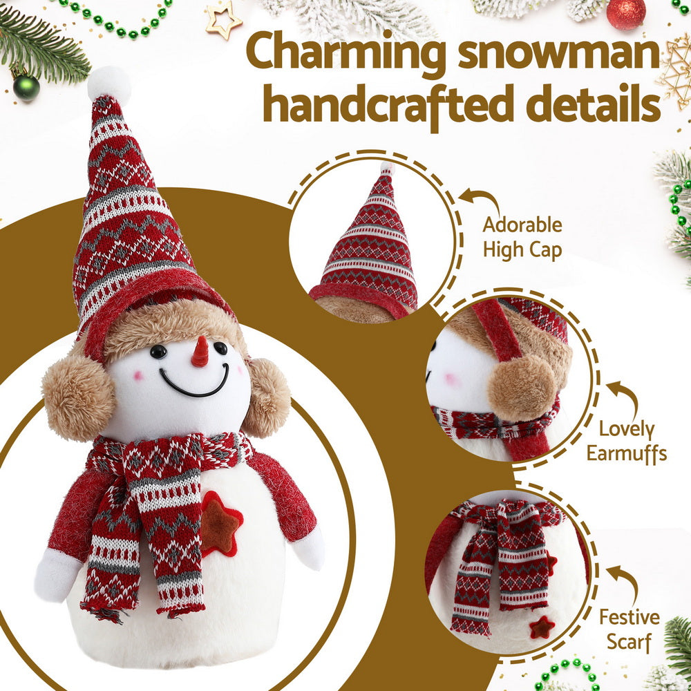 Jingle Jollys Christmas Snowman Handicraft Ornaments Party Decorations 35cm-4