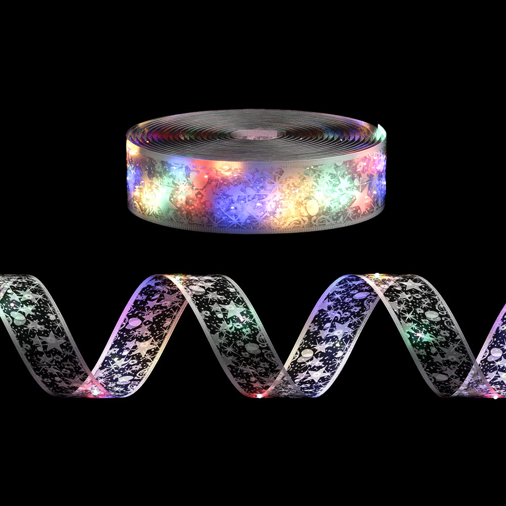 20M Christmas Lights Ribbon Fairy Light 200 LED Colored Jingle Jollys-0