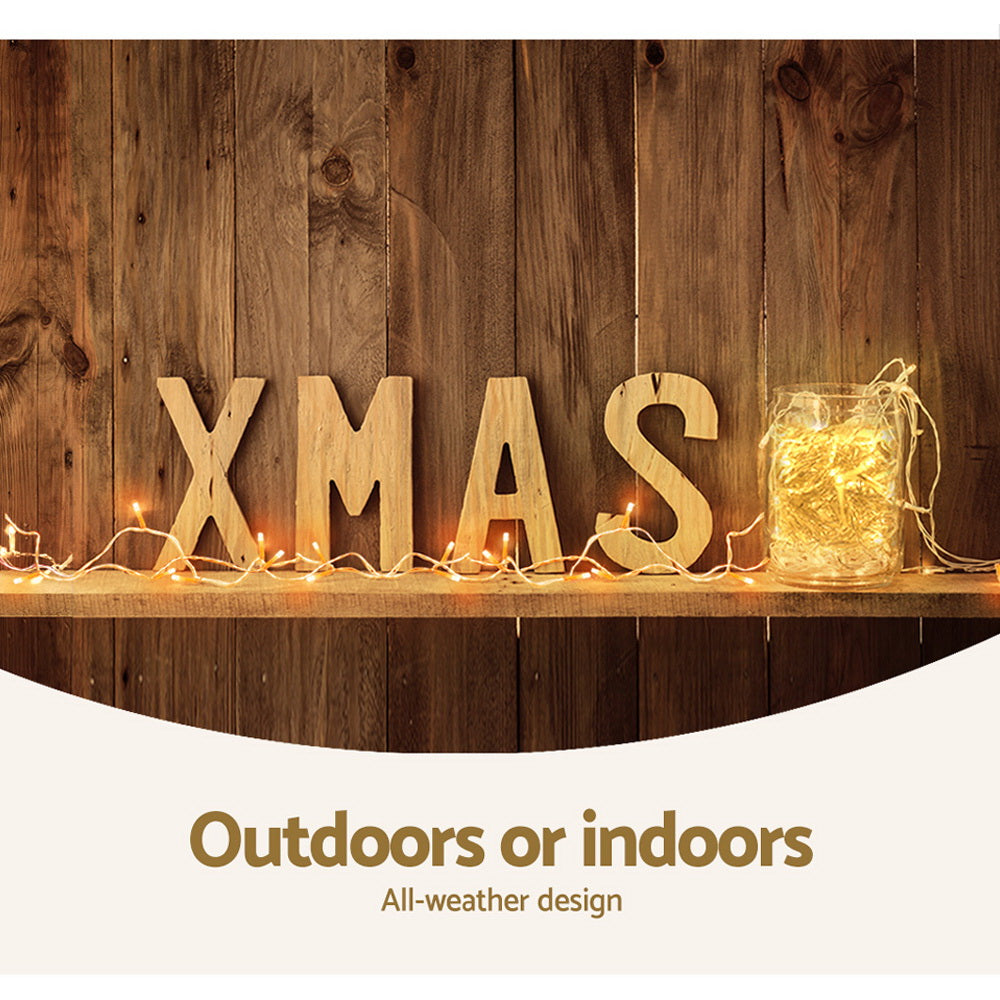 100M Christmas Lights String Fairy Light 500 LED Warm White Jingle Jollys-5