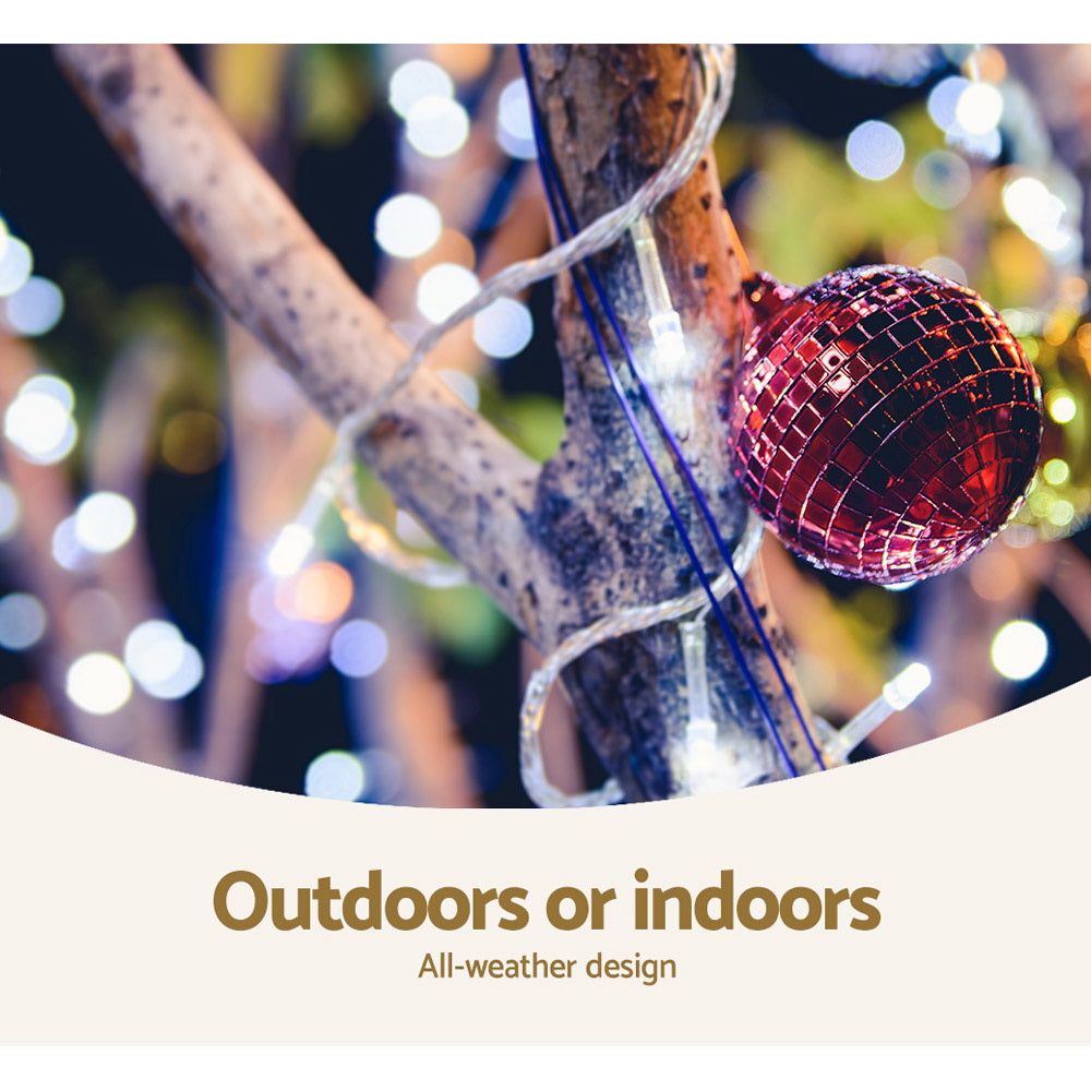 100M Christmas Lights String Fairy Light 500 LED Cool White Jingle Jollys-5